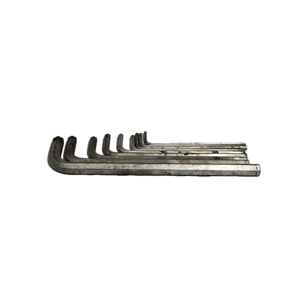 VTG Snap-on SAE Hex Key Allen‎ Wrench Set 3/8–7/64 USA Red Metal Case Missing 1